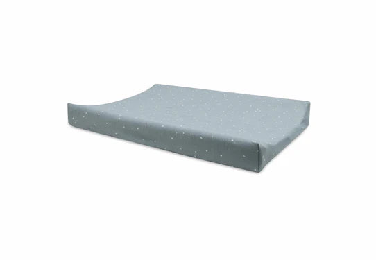 Housse matelas à langer Jersey 50x70cm Twinkling Sea Green