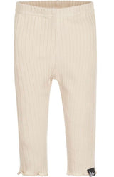 Pantalon à volants beige