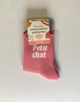 Chaussettes à paillettes PETIT CHAT