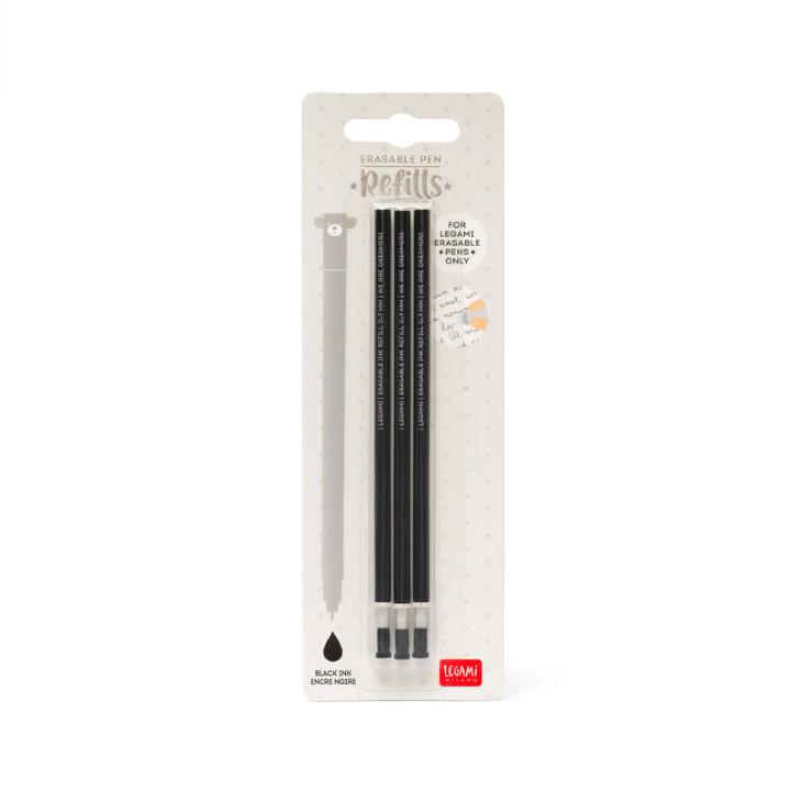 Legami Recharges NOIRES stylo effaçable