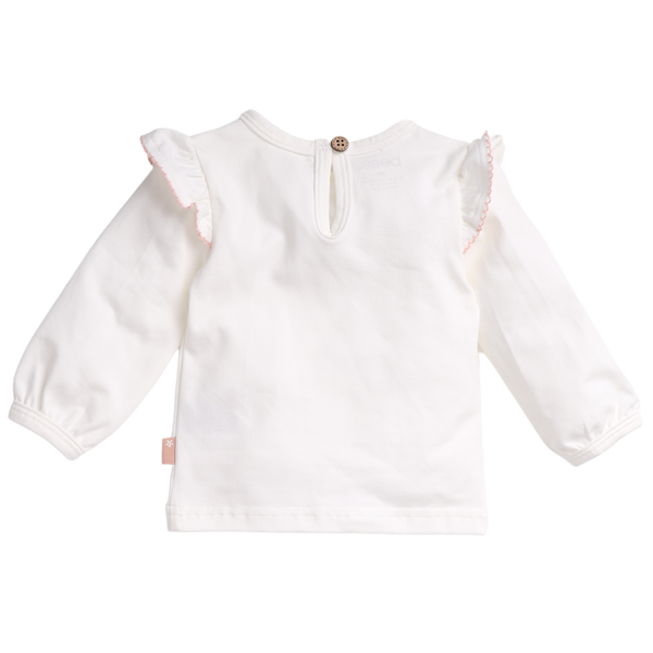 T shirt Ruffel Blanc