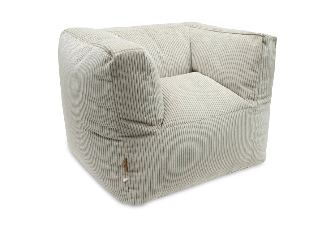 Fauteuil Pouf Enfant Corduroy Olive Green