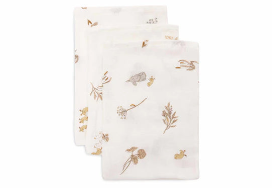 Gant de toilette gaze de coton 15x20cm Riverside (3pack)