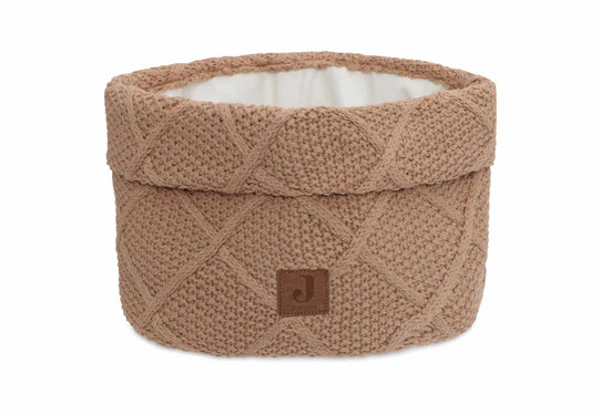 Panier de rangement Check Knit Biscuit