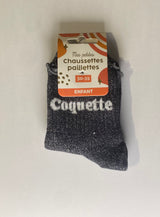 Chaussettes à paillettes COQUETTE