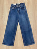 Blauwe hart brede jeans