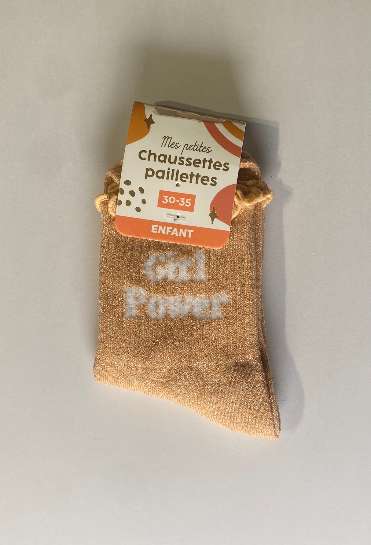 Chaussettes à paillettes GIRL POWER