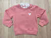 Roze hart Sweatshirt