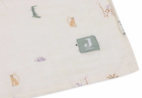 Lange Gaze de Coton Large 115x115cm - Jungle Jambo