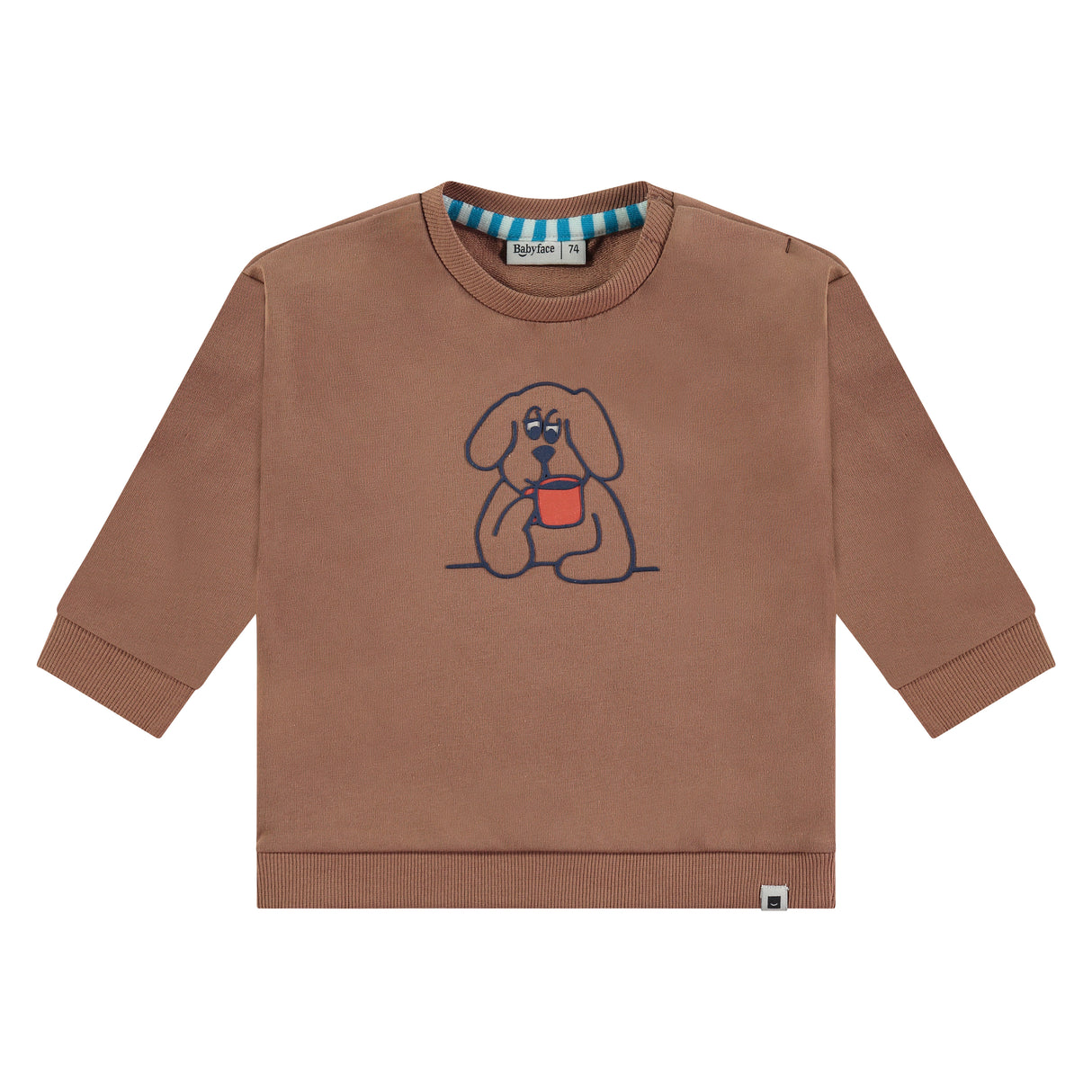 Teddy-Sweatshirt Karamell