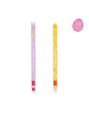 2 Stylos effaçables Lapin/Poussin Pâques