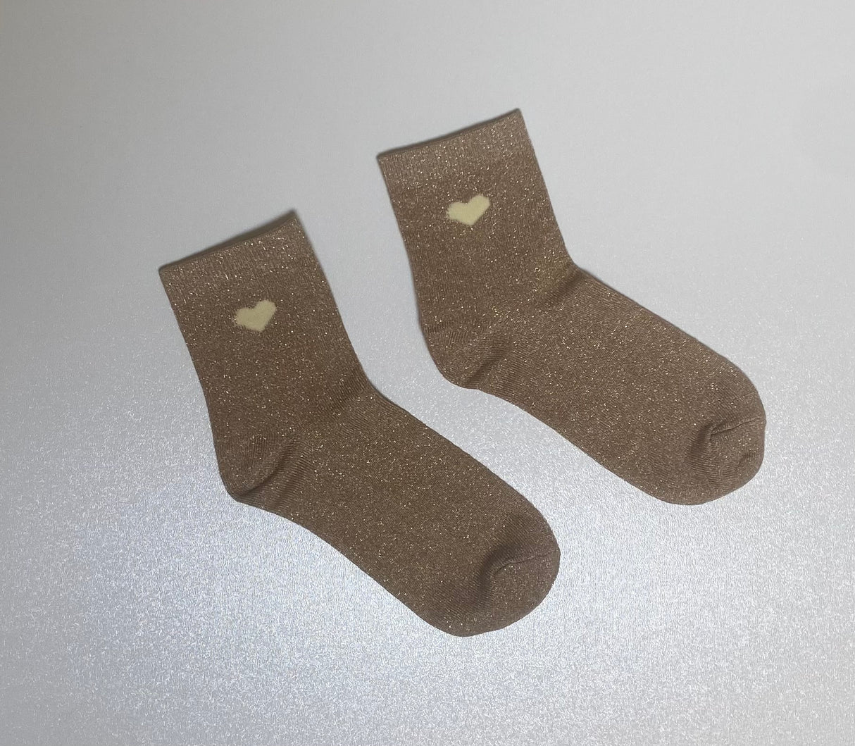 Chaussettes Amour camel