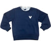 Marineblauw hart Sweatshirt