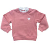 Roze hart Sweatshirt