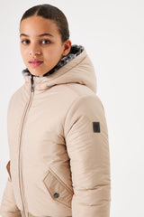 Veste Léopard réversible beige