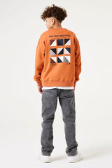 Damiano Orange Sweatshirt