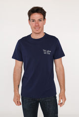 PF Marineblaues T-Shirt