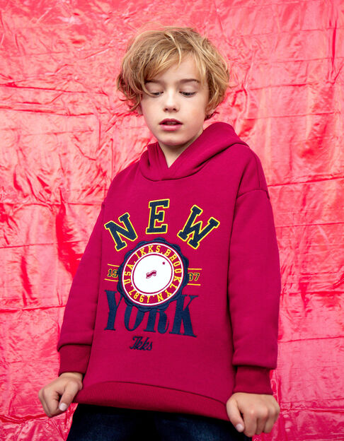 Pull NAVY CAMPUS Rouge Foncé