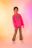 Zadie roze sweatshirt