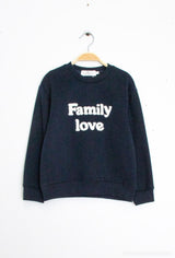 Marineblaues Familien-Sweatshirt