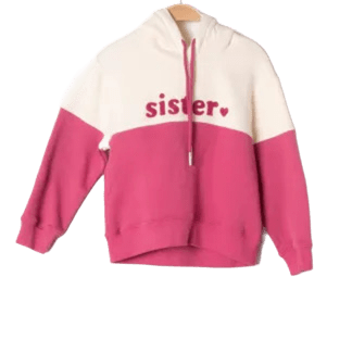 Sister Sweatshirt Beige/Framboos