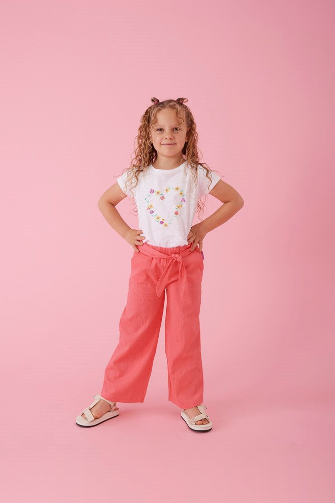 Pantalon Picknick Corail