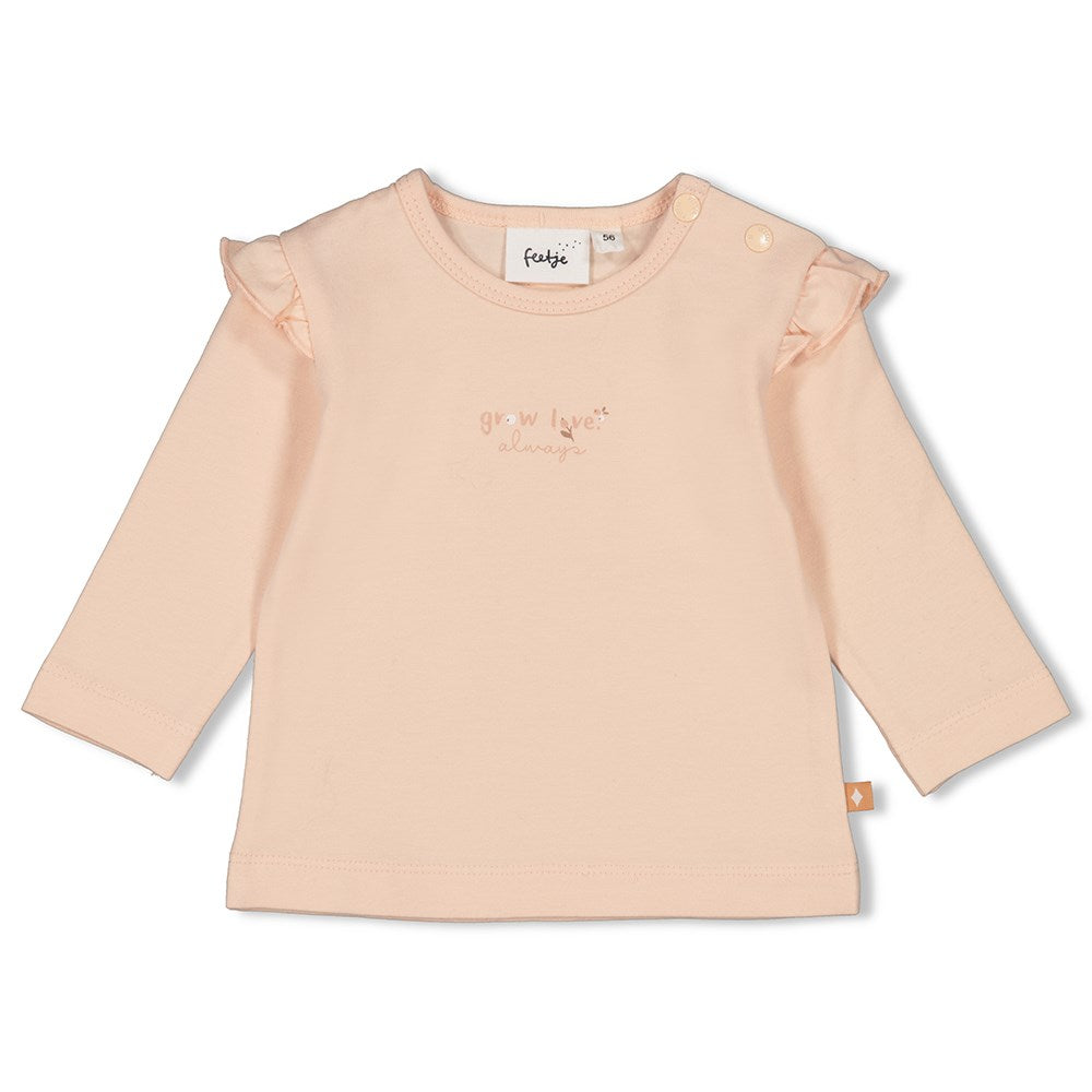 Kleines Rosebud-Rosa-T-Shirt