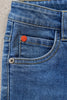 Binq Jeans Broek Midden Blauw