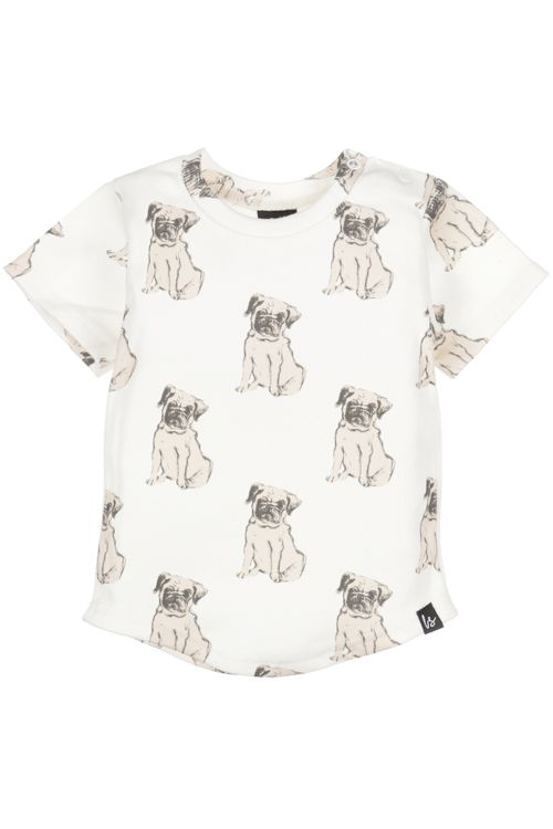 T shirt hondjes blanc