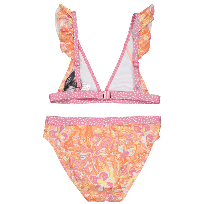 Witte Bibine bikini met bloemen