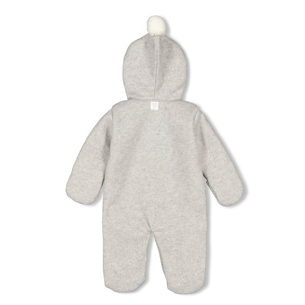 Feetje sprankelend grijze jumpsuit