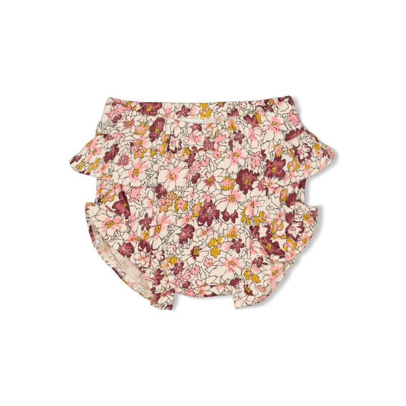 Rosa Blumen-Shorts