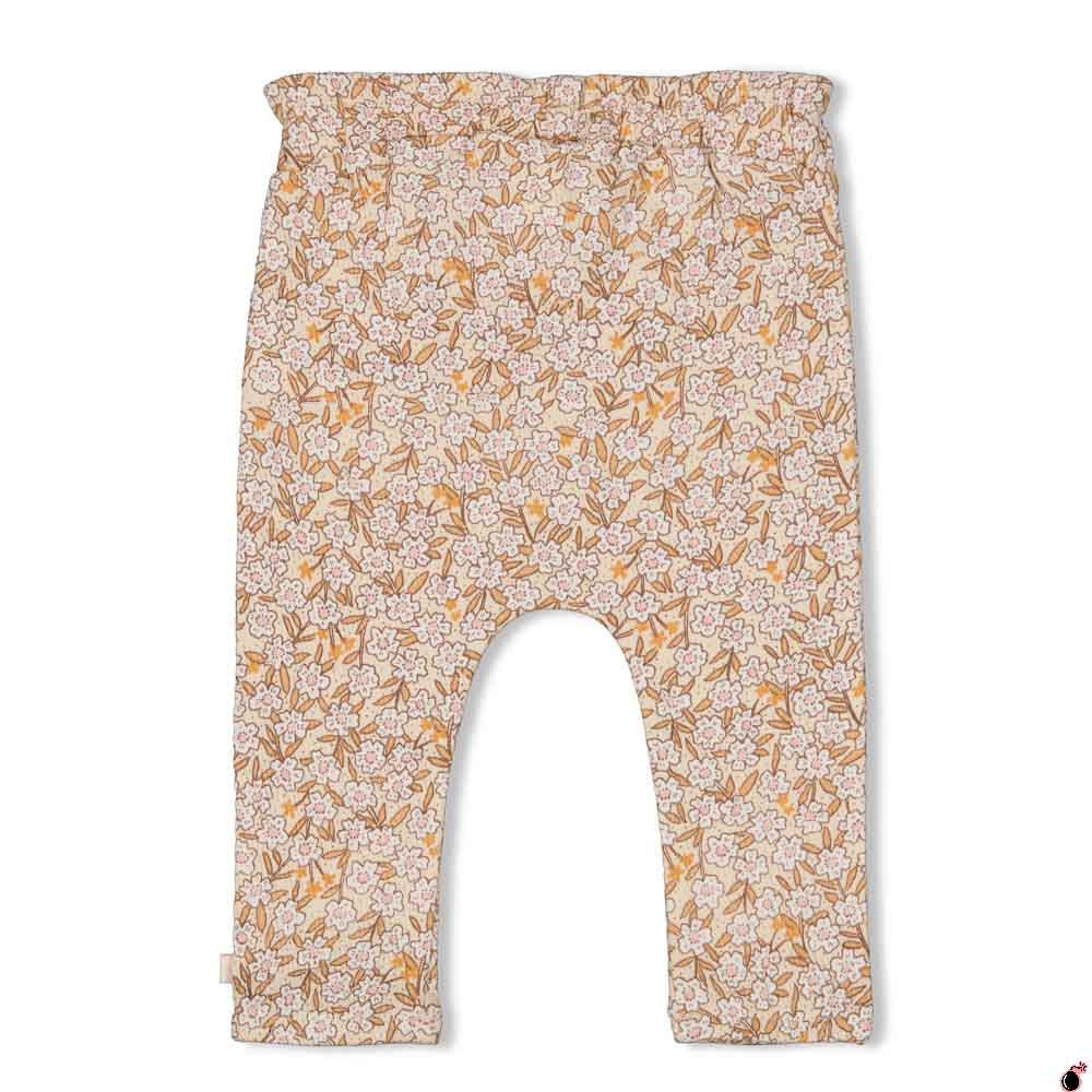 Pantalon Flower Crème