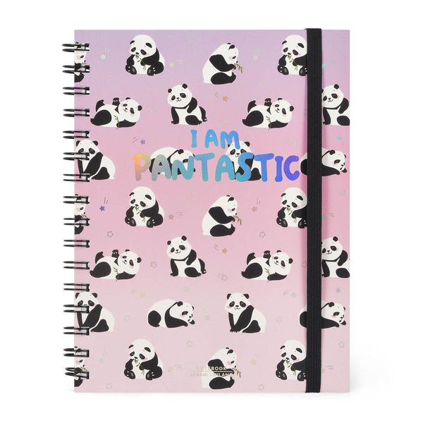 Legami Carnet à spirale panda  - Grand