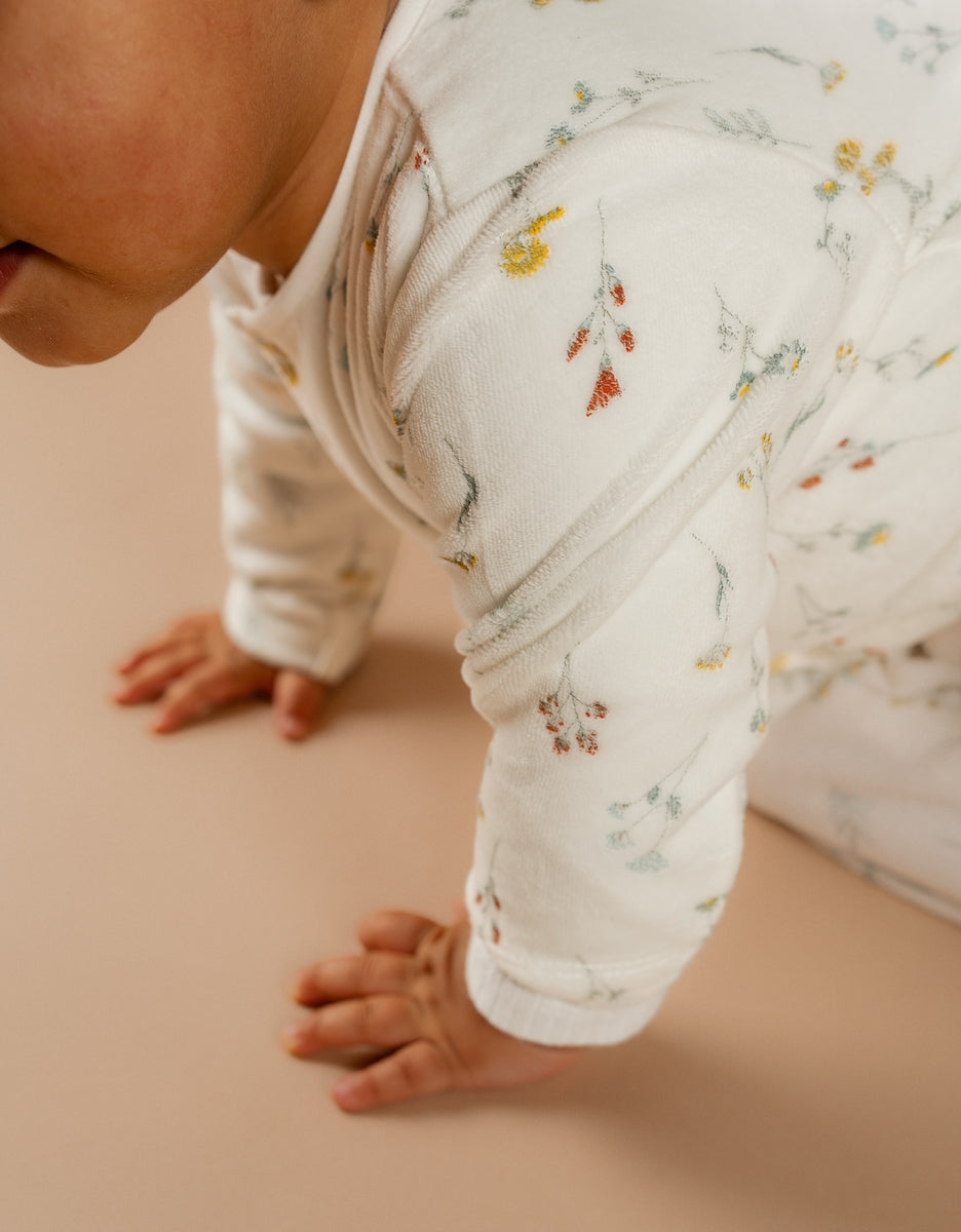 Pyjama Pretty flowers Vert/Blanc