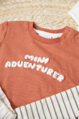 T shirt Adventurer Brique