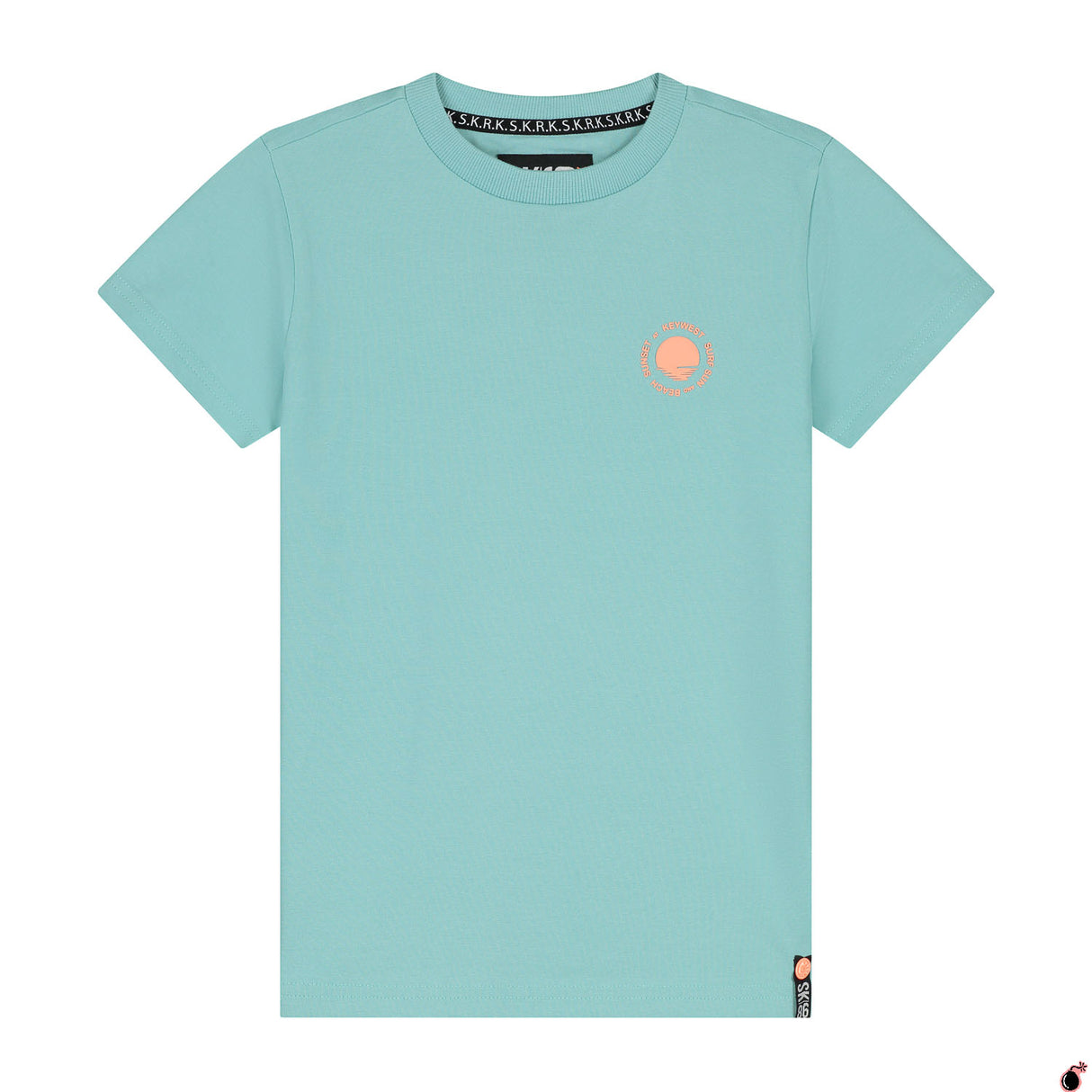 T shirt Tama Turquoise