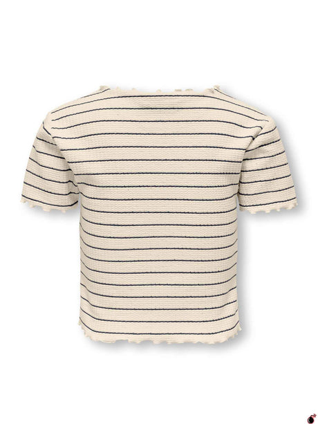 T shirt ANITS Beige/Bleu