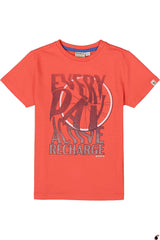 T shirt Leonardo Rouge