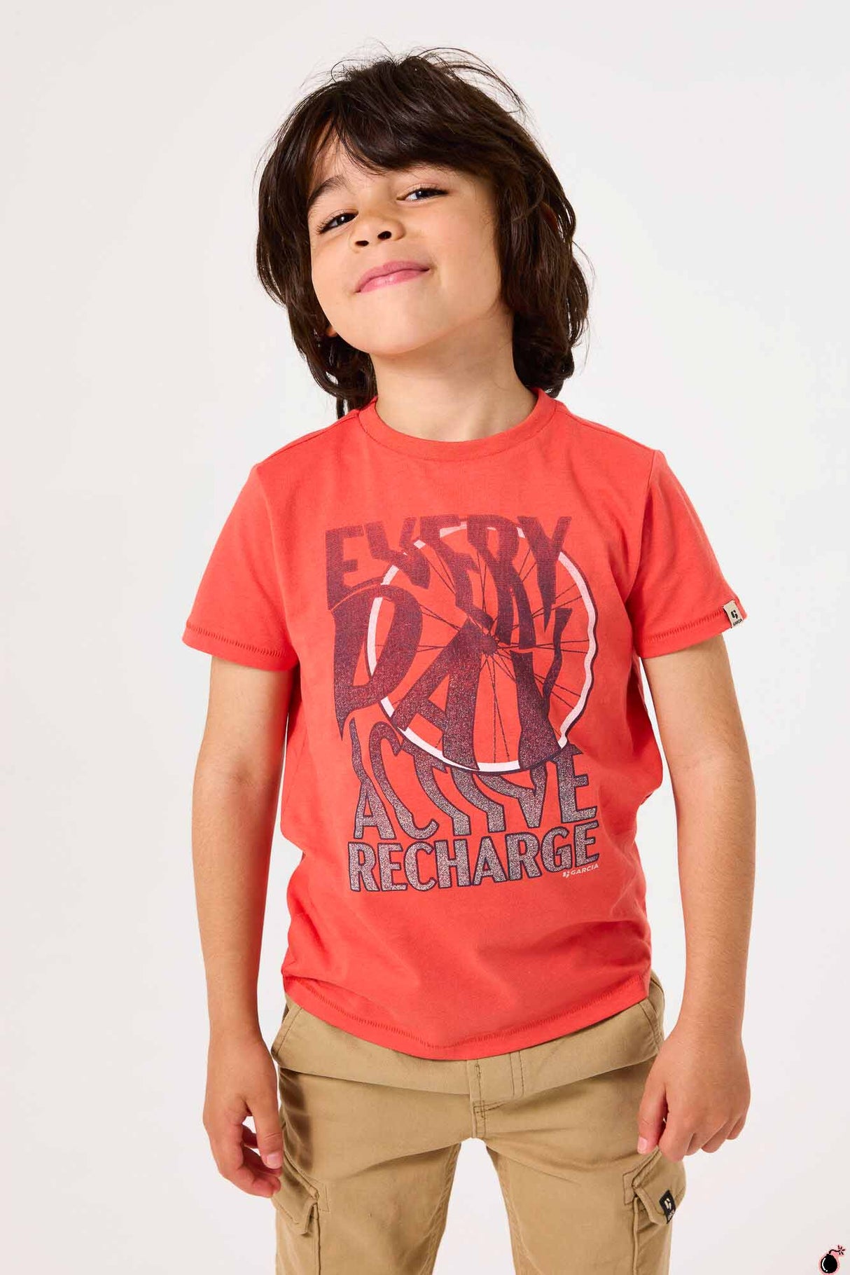 T shirt Leonardo Rouge