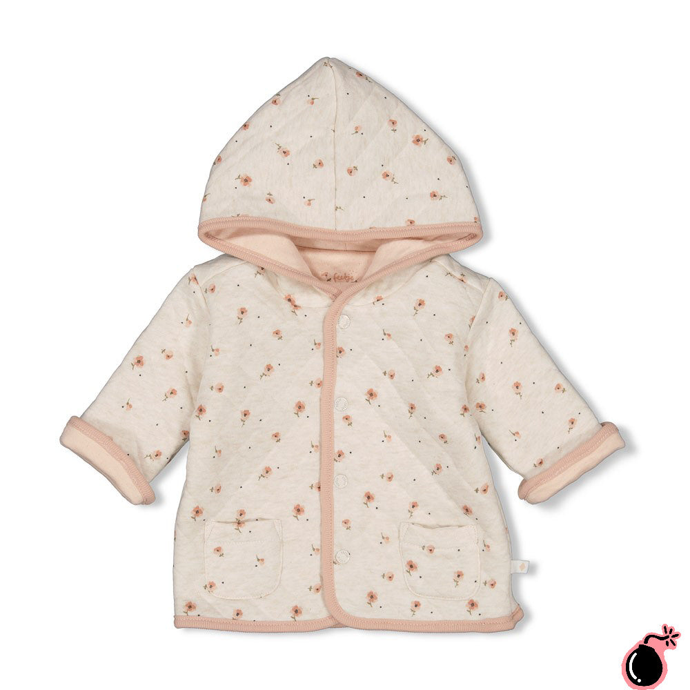 Veste réversible Poppy Blanc cassé