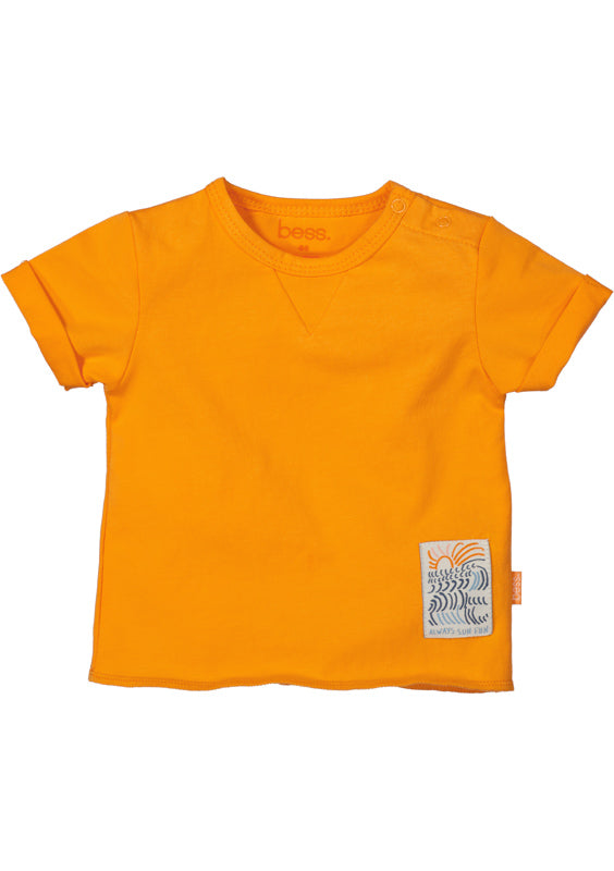 T-shirt Slub Oranje