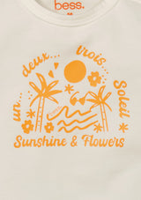 T shirt Sunshine Blanc